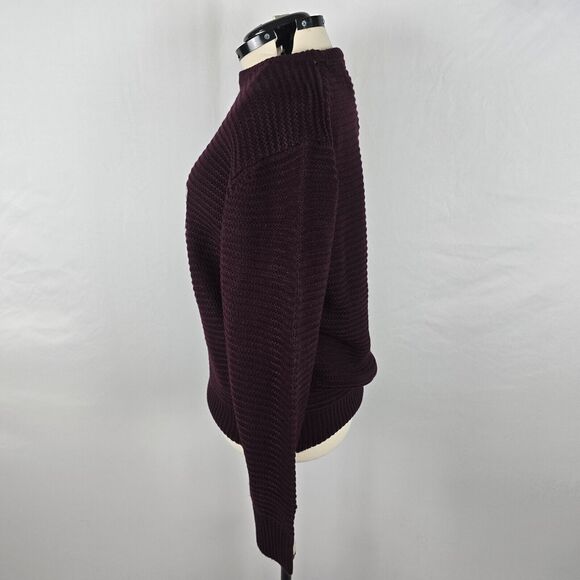 Weatherproof Sweater Women's or Men's XL Burgundy Knit Long Sleeve Unisex NWT - Picture 15 of 16